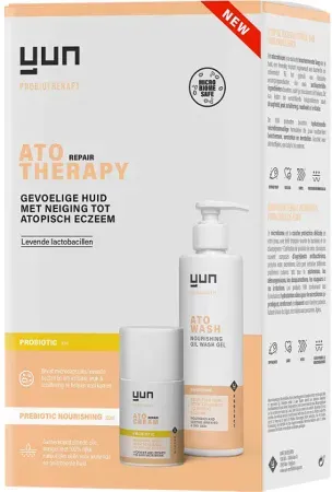 Yun ATO Repair Therapy Probiotische Reparaturcreme 50ml + Präbiotisches Pflegeöl 200ml