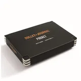 Leuchtturm1917 Bullet Journal Pocket 143x103 cm, 46 nummerierte Doppelseiten, Dotted Schwarz 3-Pack