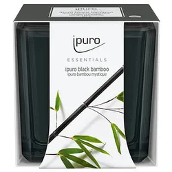 ipuro Duftkerze Black Bamboo schwarz Black Bamboo