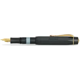 KAWECO Füllfederhalter Set AL Sport Piston Schwarz/Gold M