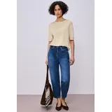 STREET ONE Kurzarmpullover beige 36