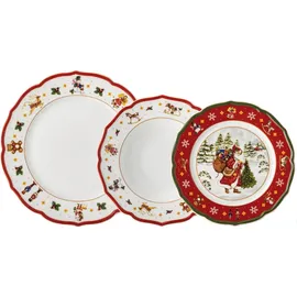 Hutschenreuther Happy Wintertime Red Set 18-tlg. rot