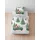 biberna Bettgarnitur Quermuster Grau/Silber 135 x 200 cm + 80 x 80 cm