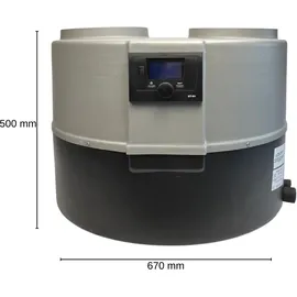Sunex DROPS Wärmepumpe Warmwasser Brauchwasser Heizung Trinkwasser 4,4 kW