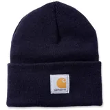 Carhartt Wintermütze für Sie und Ihn, OFA, 100% Polyacryl,elastisch, Marineblau, Einheitsgröße - Einheitsgröße