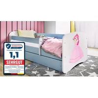 raumhirsch furniture Kinderbett Raumhirsch 80 x 180 cm Holzwerkstoff blau
