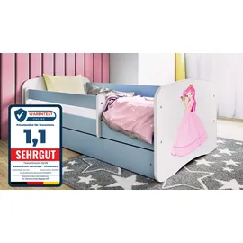 raumhirsch furniture Kinderbett Raumhirsch 80 x 180 cm Holzwerkstoff blau