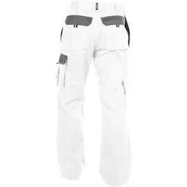DASSY Hose Boston Damen WEIß/ZEMENTGRAU, Gr. 34