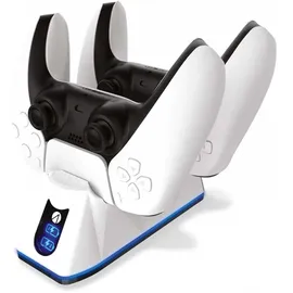STEALTH Twin Charging Dock Halterung Weiß PS5