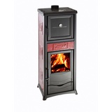 La Nordica-Extraflame Rossella Plus Forno Evo liberty bordeaux