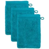 Möve Superwuschel Waschhandschuh 15 x 20 cm lagoon 3 St.