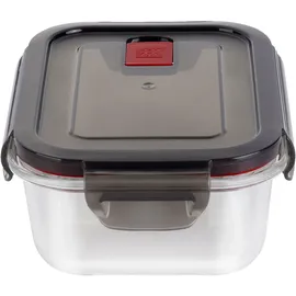 Zwilling Gusto Glasbehälter grau 14 x 7 x 18,5 cm 0,6 l 2-teiliges Set