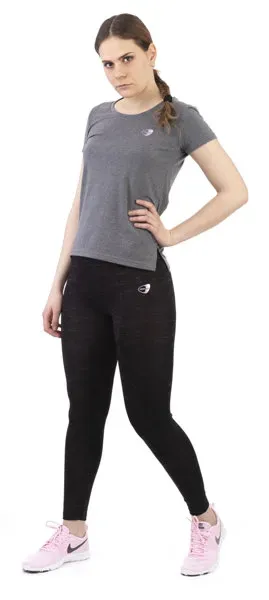 Get Fit Tight Pant Flame W - Fitnesshose Tight - Damen - Black - L