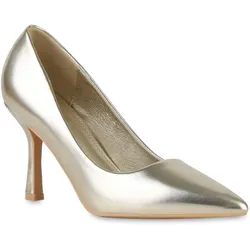 Damen Spitze Pumps in Gold