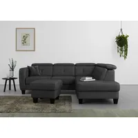 sit&more Stauraumhocker Belluci 58 x 48 x 58 cm Grau