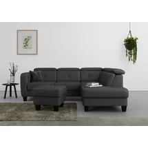 sit&more Stauraumhocker Belluci 58 x 48 x 58 cm Grau