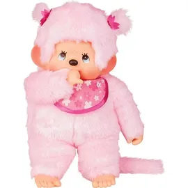 Monchhichi Kuschelpuppe 45 cm Pink/Rosa