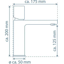 Schütte New York Einhandmischer gold matt 33617