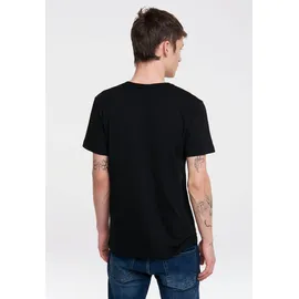 LOGOSHIRT T-Shirt LOGOSHIRT "Che Guevara - Cuban Flag", Herren, Gr. 4XL, schwarz, 100% Baumwolle, bedruckt, normal, Rundhals, Shirts T-Shirt, mit lässigem Aufdruck