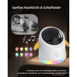 Avylet 2K/3MP Babyphone mit Kamera APP 360° 5" WLAN Video Babyfone