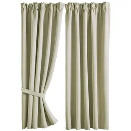 Gardinenbox VORHANG 2er Set »Newyork« HxB 160x140 cm Beige