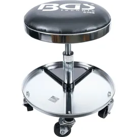 BGS Werkstatt-Arbeitssitz mit 5 Rollen Ø 360 mm