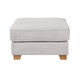 Soho Hocker Franka 75 x 42 x 62 cm Weiß