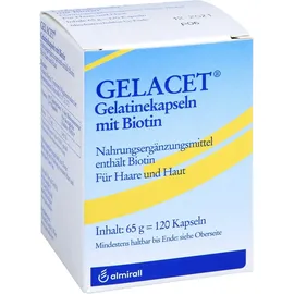 Almirall Hermal GmbH Gelacet Gelatinekapseln mit Biotin 120 St.