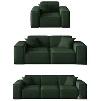 Fun Möbel Sofaset Designersofa CELES 3-2-1 in Stoff Opera