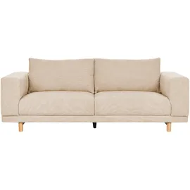 Beliani Sofa 3-Sitzer Nivala Cord Beige