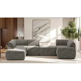 beautysofa Modularecke mit USB MALMO U
