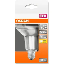 Osram LED-Lampe E27 4,3 W warmweiß