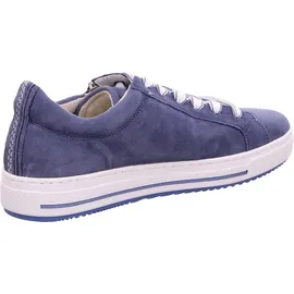 Gabor Sportliche Schnürschuhe für Damen, blau, Größe 38 EU / 5 UK
