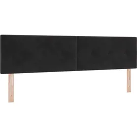 vidaXL Boxspringbett 180 x 200 cm Schwarz