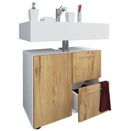 VCM Holz Badmöbel Badunterschrank Flandu Schublade