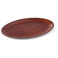 Hendi Serviertablett Woodform oval Mahagonifarben