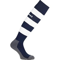 Uhlsport Team Pro Essential Stripe Herren Socken, marine/Weiß, 45-47 EU