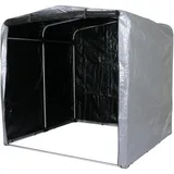 MCW Gartenhaus, Alu UV-Schutz wasserfest, 201x201x201cm ~ silber