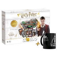 Cluedo Harry Potter Brettspiel Spiel + Zaubertasse "Deathly Hallows" Kaffeetasse