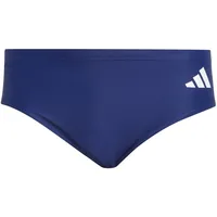 adidas 3-Streifen Badeslip Dunkelblau/Weiß M