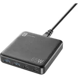 Cellular Line 4-Port-GaN Netzladegerät Universal, Schwarz