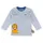 Sigikid Langarmshirt Tiger & Löwe in Weiß-Blau gestreift | Gr.: 128