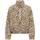 Only Sweatjacke "ONLXENA L/S TEDDY BOX SWT", Damen, Gr. S, humus aop:leo walnut, toasted coconut, Plüsch, Obermaterial: 100% Polyester, gemustert, weit, Sweatjacken Sweatjacke