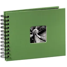 Hama Fotoalbum Fine Art Spiral apfelgrün 24x17 50 schwarze Seiten 94880