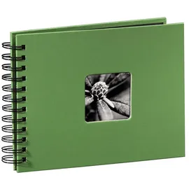 Hama Fotoalbum Fine Art Spiral apfelgrün 24x17 50 schwarze Seiten 94880