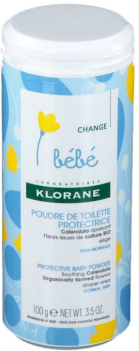 Klorane Bébé Change Calendula-Schutz-Toilettenartikel-Pulver