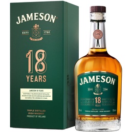 Jameson 18 Years Old Triple Distilled Irish 46% vol 0,7 l Geschenkbox