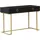 Beliani Konsolentisch 120 x 40 x 75 Gelb/Gold