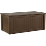 Keter 17190202 Kissenbox Jumbo Storage Box 570 L Holzoptik, Kunststoff, braun