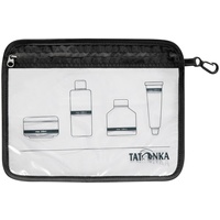 Tatonka Zip Flight Bag A5 - Transparenter Beutel zur Mitnahme von Flüssigkeiten im Flugzeug-Handgepäck - 22 x 18 cm (black)